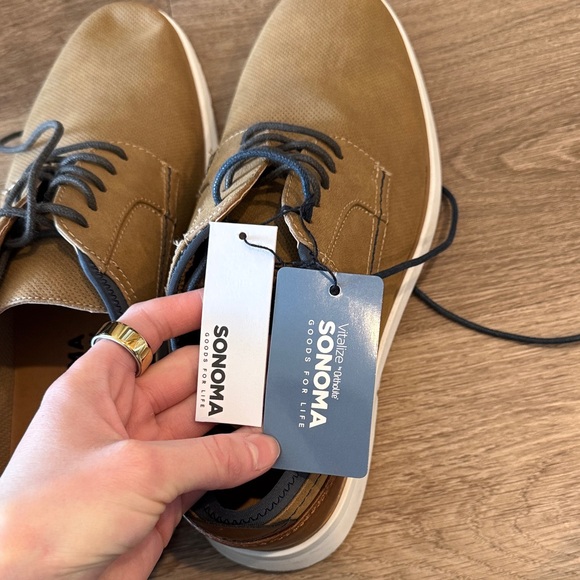 Sonoma Men\'s Brown Oxfords